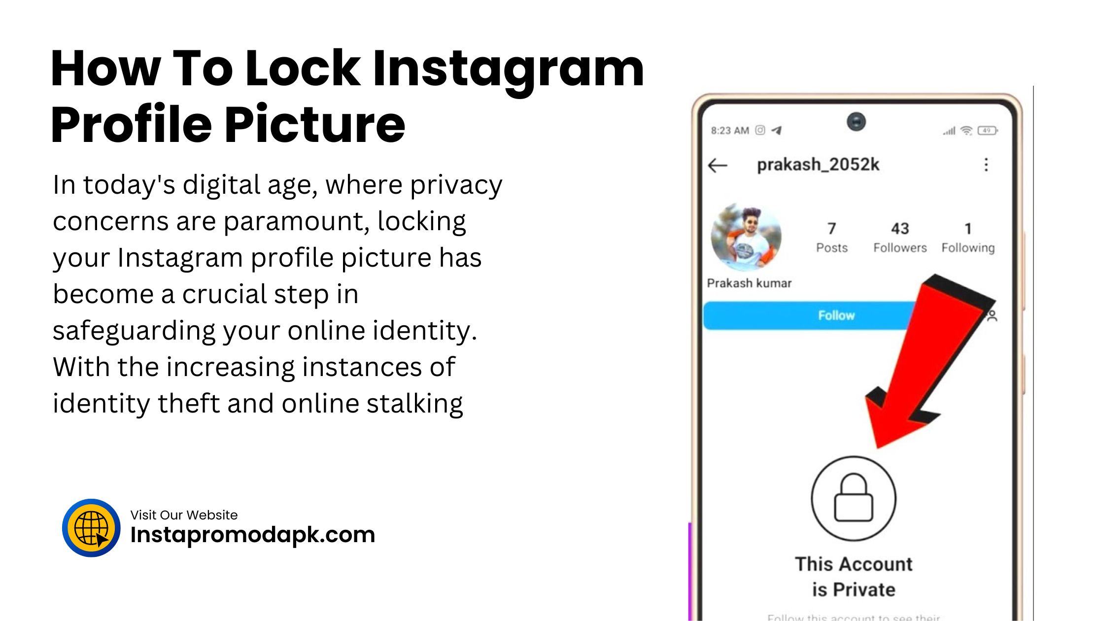 How To Lock Instagram Profile Picture